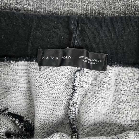 Zara Man Grey Joggers Size XL Zipper Gym Casual Loungewear - Picture 7 of 7